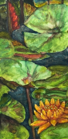 The Lone Lily by artist Julie Schmidt